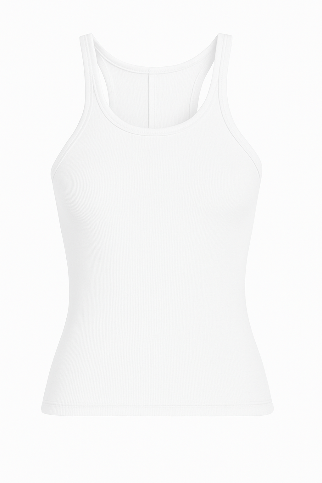 Women’s Ribbed Knit Tank Top | Solid Color Vintage Sleeveless Cami
