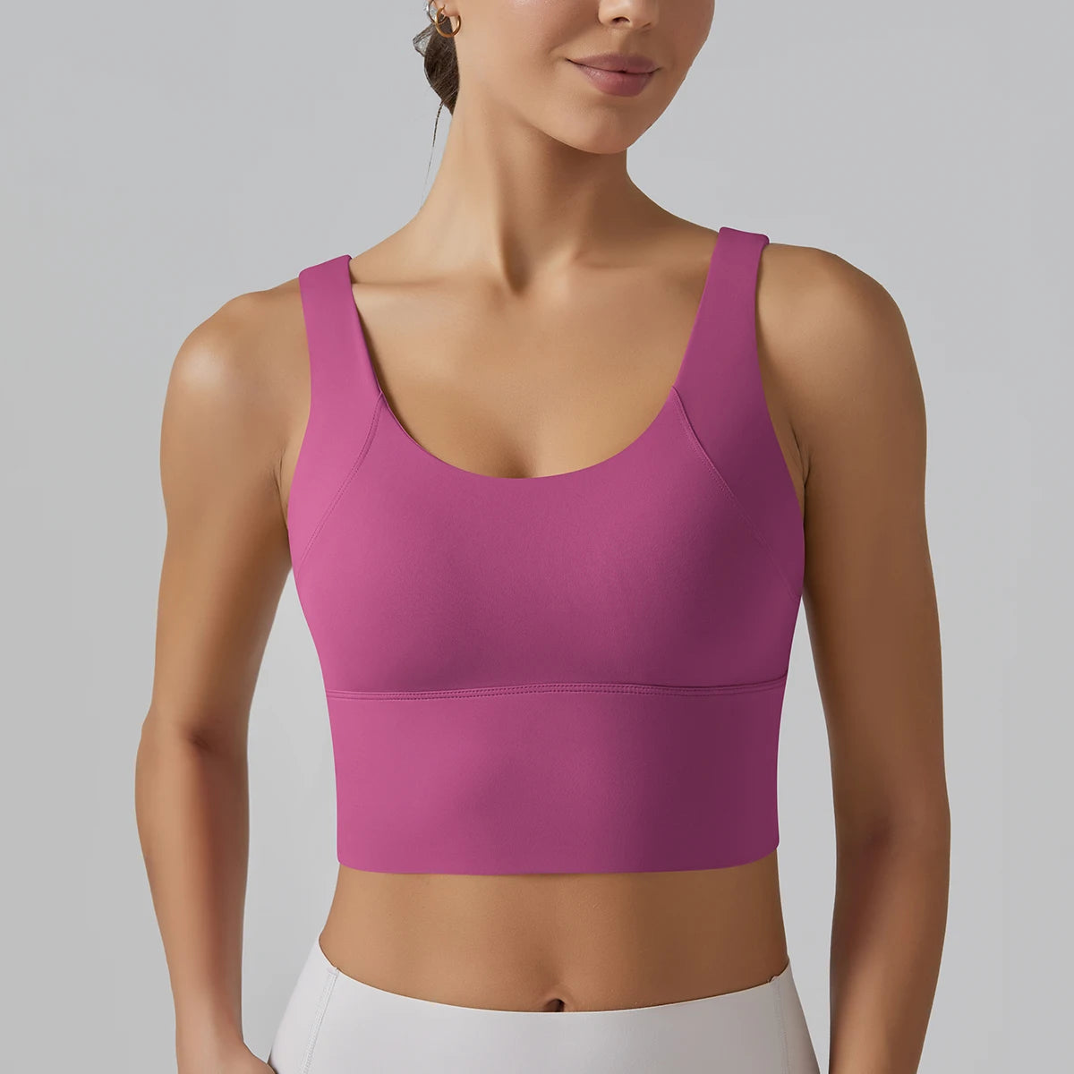 Women’s Yoga Sports Bra | Shockproof Fitness & Running Tank Top