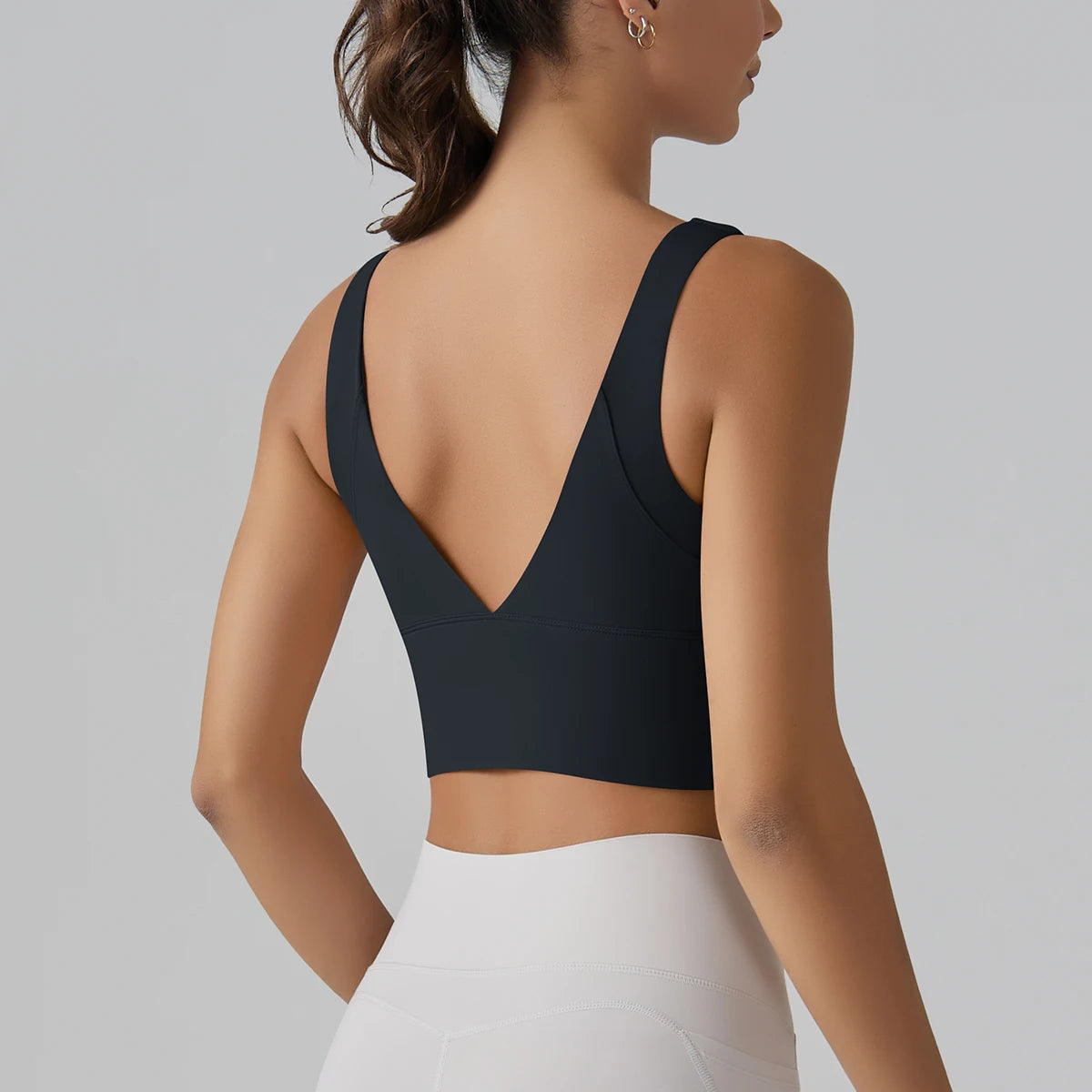 Women’s Yoga Sports Bra | Shockproof Fitness & Running Tank Top