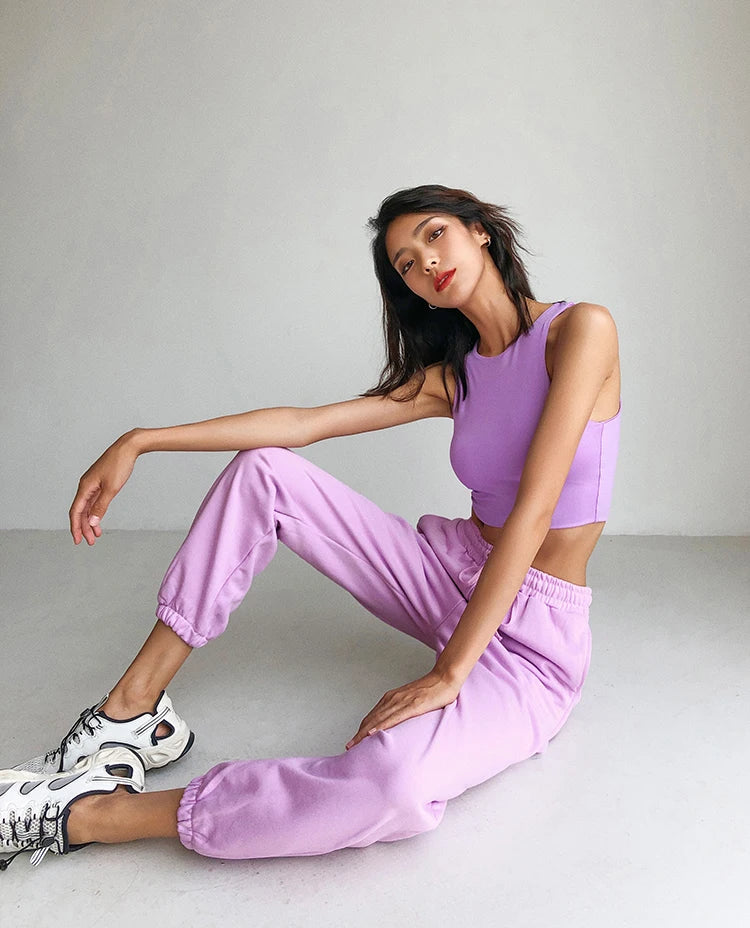 Women’s Slim Tank Top | Sleeveless O-Neck Summer Crop Tee