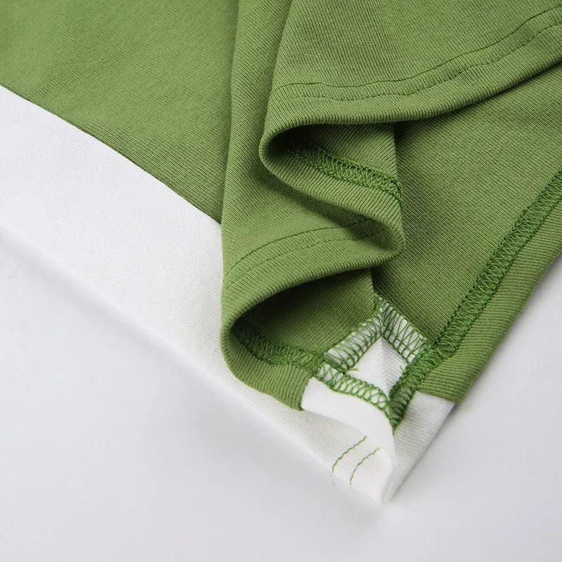 Sleeveless Knitted Crop Tops Green Sexy Basic Patchwork 2025 Summer Casual Cami Backless Y2k Vintage Tank Top Women