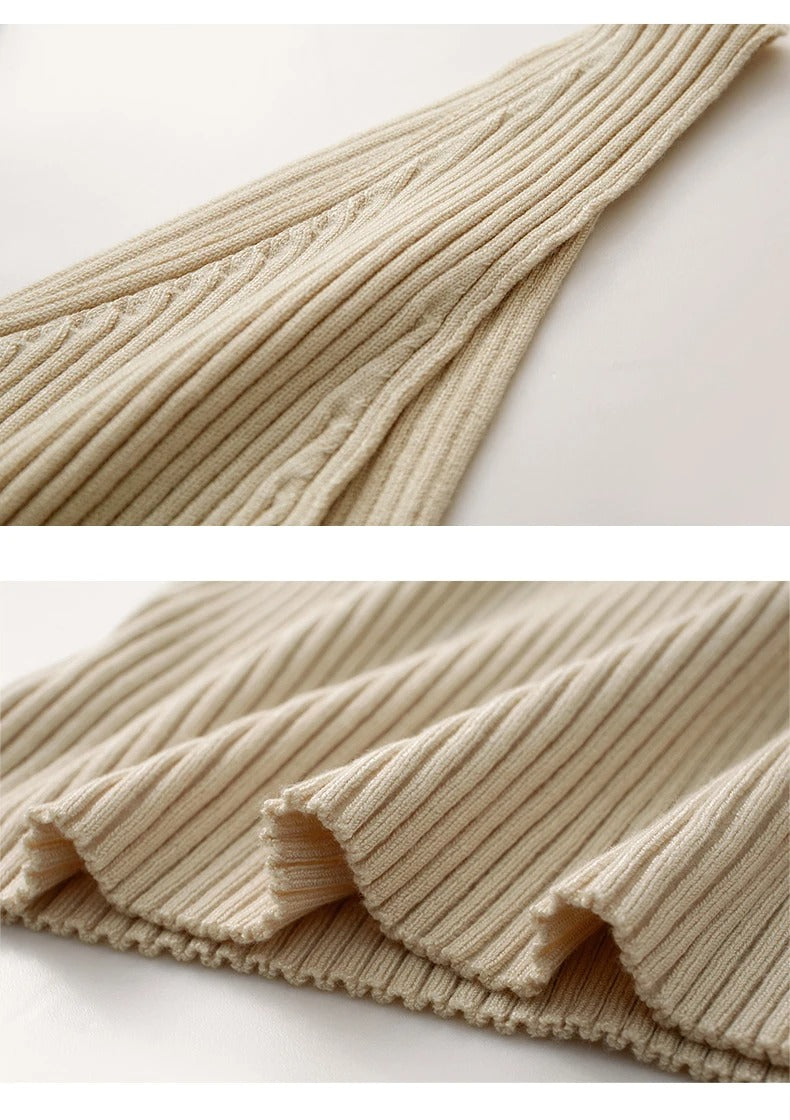 Amii Minimalism Women’s V-Neck Camisole | Slim Knit Tank Top for Summer Office & Streetwear