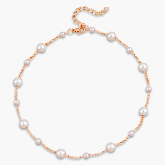 Delicate Pearl Choker Necklace